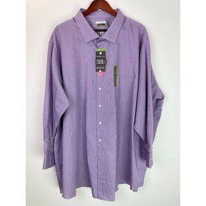 Van Heusen Flex Collar Dress Shirt Big Men's 22 neck 34-35 Sleeve NWT